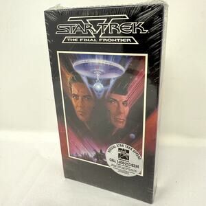Star Trek V: The Final Frontier VHS 1989 Factory Sealed Paramount Collectible